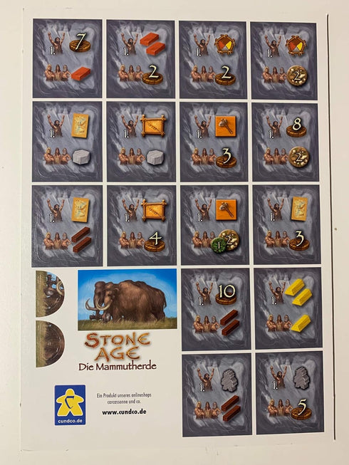 The Mammoth Herd Mini Expansion - Stone Age