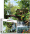Tropical Green Forest Puzzles 1000 Pieces for Adults, Families (Wooden House, Waterfall, Jungle) Frameable Art