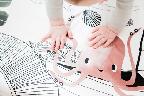 100% (38x24 inches) Mini Crib Sheets by Rookie Humans: Cotton Sateen. Complements Modern Nursery Room, Use as a Photo