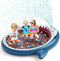 Jasonwell Inflatable Kiddie Pool Sprinkler: 71-Inch 3-in-1 Children Ball Pit Shark Baby