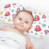 Set 1, Hearts and Stars Muslin Baby Burp Cloths of Super Soft & Absorbent Burping Rags, Cotton Burp Clothes Shower Gift