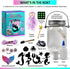 Mermaid Toy Lantern Night Light Craft Kit, DIY Mermaids Arts and Crafts, Birthday Gifts for Girls Ages 3-12