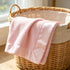 TL Care (30" 40") Cozy, Fleece Blanket x with Silk-Like Satin Trim, Soft, Warm & Pink, for Boys and Girls, Perfect
