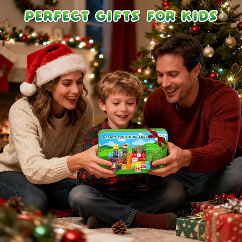 60PCS Set 3-5 4-8 8-12+ Axirata Mini Magnetic Blocks Travel for Kids, Mini Magnetic Tiles Building Cubes with Portable