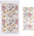 HNHUAMING Floral Crib Sheet and Changing Pad Covers