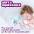 6 Pack Tub Works Fantasy Watertight Bath Toys, | Sealed, No Hole Bath Toys Design Keeps Moisture Out | Soft, Squeezable