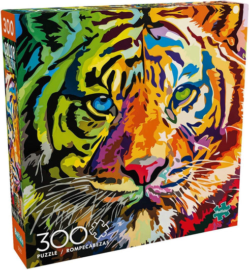 Buffalo Games 300 LARGE Piece Jigsaw Puzzle - Stripes of Color