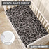 ZDCUSTOM 2 Pack, 52"x28" Cozy 2-Pack Changing Pad Cover for Girls Boys Wild Leopard Print Soft Diaper Change Table