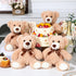 7 Packs Zomiboo Plush Bear Stuffed Animals Plush Soft Cute Stuffed Dolls Birthday Party Decorations(Light Brown)