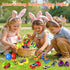 12 Pack Shemira Easter Eggs Filled with Die-cast Racing Cars for Kids Boys Easter Basket Stuffers, Prefilled Easter