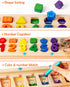 3 1 3+ Counting SYNARRY in Montessori Toys for Year Old, Educational Magnetic Color and Number Maze, Shape & Number