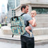 YANENDIE Backpack, Backpack Backpack Colorful Surfboards Diaper Bag Unisex Travel Baby Diaper Bags with Stroller Straps