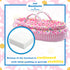 Cozy 18" June Garden Dream Doll Bassinet - Baby Doll Portable Carrier - Fits for American Girl Dolls up to - Soft