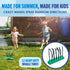 Super Soaker Lawn Sprinkler for Kids - Kids Outdoor Toys - Wire Inserts in Each Tube to Direct Water Stream