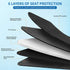 Car Seat Protector, 2 Pack Large Protectors for Child Baby Car Seat with Organizer Pockets, Thick Padding Waterproof