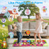 5-Language 1 2 3 4 9 1+ MOMUSE Music Piano Mat (EN/DE/FR/IT/ES) for Year Old Boys Girls, Multilingual Education Baby