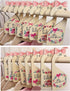 LLUFO Closet 8pcs Closet Closet Baby Dividers Double-Sided Baby Clothes Dividers for Wooden Nursery Decor for Gilrs