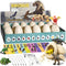 KIDS KING Dinosaur Eggs Excavation Kit for Dino Party Favors, Archaeology Digging Activities, Easter