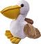 Wild Republic Pocketkins Eco Pelican, Stuffed Animal, 5 Inches, Plush Toy, Made