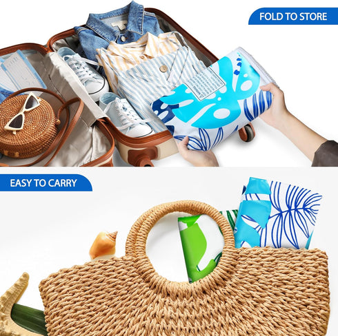 Clothirily 2 Pack 4-in-1 Swimming Hammock Pool Floats - Inflatable Pool Floats Rafts, Pool Floaties for Adults, Pool