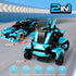 STEM Remote Control Car Building Kit for Kids Age 8-12, 2in1 Robots Building Set, RC Car Toy Set for Boys Girls