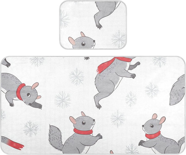 HXshaoye Cooling Baby Mattress 28" x 52"Breathable Crib Bumper Pads for Baby&Toddler Snowflake