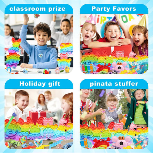 ZEAYOU 1000 Pack,Bulk Pcs Kids Party Favors Stocking Stuffers Gifts,Fidgets Toys Toys for Carnival Treasure Classroom