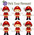 Personalized Fire Truck Blanket for Boys
