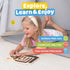 deMoca Busy Board for 1 Year Old - Montessori Sensory Toy for Toddlers with Educational Activities for 1-2 Years Old,