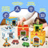Vehicle,Cars&Community 1 2 3 Aizweb Toddler Sorting&Stacking Toys with Magnetic Wooden Helpers,STEM Building