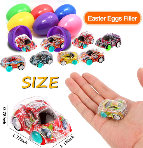 50 Pcs Mini Cars Toys, Pull Back Racing Vehicles for Kids, Party Favors and Classroom Prizes