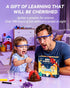 60+ 8+, Melican Science Experiment Kit for Kids Ages STEM Educational Science Gifts for Kids, First Science Kit