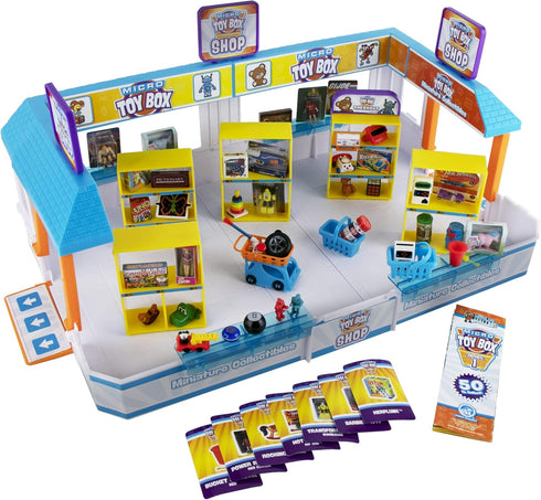 Micro Toy Box Store Playset, World's Smallest - Multi