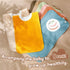 8 Newwiee Pcs Large Muslin Pullover Baby Bibs Full Coverage Toddler Slip on Absorbent Bib Waterproof Toddler Towel Bibs