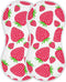 WELLDAY Muslin Baby Burp Cloths Set of 1, Soft Absorbent Cute Strawberry Muslin