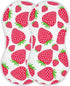 WELLDAY Muslin Baby Burp Cloths Set of 1, Soft Absorbent Cute Strawberry Muslin
