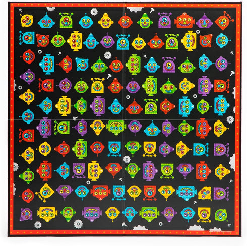 Educational Insights Robot Face Race, Fast Paced Color Recognition Game for 2-4 Players, Award-Winning Fun