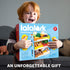 lalalark Playset, 6 JOVA Play Food for Toddlers, Kids Grocery Store Pretend Kitchen Food Toy with Storage Shelves