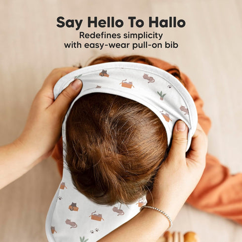 8-Pack KeaBabies Bibs for Baby Girl, Boy - Pullover Large Baby Bibs for Drooling and Teething Infant, Newborn,Soft