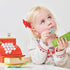 Le Toy Van Wooden Honeybake Toy Cash Register, Role Play Toy with Receipt and Play Money