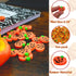 144 Pcs Halloween Pumpkin Erasers for Kids, Mini Jack-O’-Lantern Party Favors, Non-Candy Treats