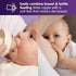 YOUKEBEI 0Months+, 4 Counts (Pack 1 Silicone Bottle Nipple, Anti Colic Nipples for Baby, Natural Flow Baby Bottle