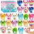 24pcs Axolotl Slow Squishy Toy,Axolotl Stress Relief Fidget Toy,Slow Rising Squishy Stress