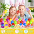 24 Pack SpringFlower Easter Eggs Filled with Mini Snake Twist Toys for Easter Basket Stuffers, Easter Eggs Fillers