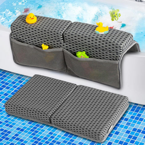 OS OMYSTYLE Baby Bath Kneeler and Elbow Rest Pad Set, 1.5'' Thick Quickly Dry
