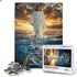 Luixdie Christian Puzzles for Adults 500 Pieces Religious Jesus Puzzle Inspirational Motivational Bible