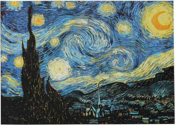 Starry Night by Vincent Van Gogh Jigsaw Puzzle 1000 Piece for Adults - Moruska