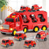 Beby Buty 5 1 3-5, 3 4 5 6 in Fire Truck Cars for Toddlers Boy Car Truck Toys with Light Sound, Birthday Gifts for Year