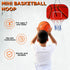 Sosation 2 Pcs Mini Basketball Hoop with 4 Basketballs, Sticky Hook, Indoor No Drilling Decompress Game for Kids