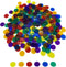 MR CHIPS 300 Count Plastic Bingo Chips for Games, Solid and Transparent Colors, 19 Color Choices, 3/4 Inch 7/8